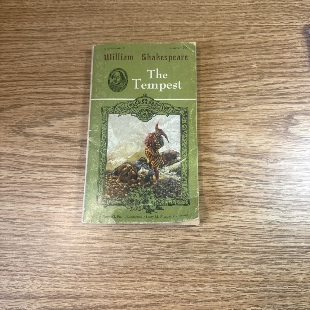 The Tempest Classic Paperback Book by William Shakespeare from Airmont‎ 1965